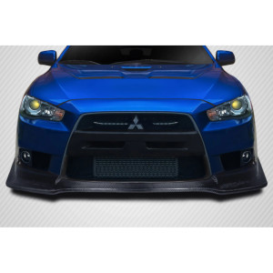 2008-2015 Mitsubishi Lancer Evolution 10 Carbon Creations VR-S Front Lip Under Spoiler Air Dam - 1 Piece - image 1 2008-2015 Mitsubishi Lancer Evolution 10 Carbon Creations VR-S Front Lip Under Spoiler Air Dam - 1 Piece - image 1
