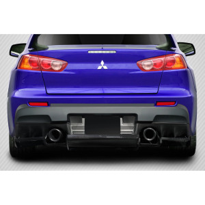 2008-2015 Mitsubishi Lancer Evolution 10 VR-S Rear Diffuser - 1 Piece - image 1