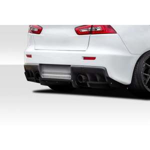 2008-2015 Mitsubishi Lancer Evolution 10 VR-S Rear Diffuser - 1 Piece - image 1