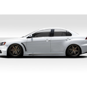 2008-2017 Mitsubishi Lancer VR-S Sideskirt - 2 Piece - image 1