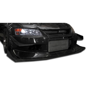 2003-2006 Mitsubishi Lancer Evolution 8 9 Duraflex VT-X Wide Body Front Under Spoiler Air Dam Lip Splitter - 1 Piece - image 1 2003-2006 Mitsubishi Lancer Evolution 8 9 Duraflex VT-X Wide Body Front Under Spoiler Air Dam Lip Splitter - 1 Piece - image 1