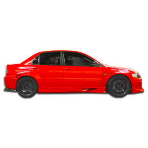 2003-2006 Mitsubishi Lancer Evolution 8 9 Duraflex VT-X Wide Body Side Skirts Rocker Panels - 2 Piece - image 1