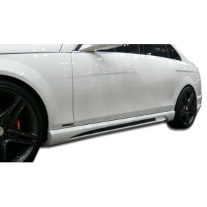 2008-2014 Mercedes C Class W204 W-1 Side Skirts Rocker Panels - 2 Piece - image 1