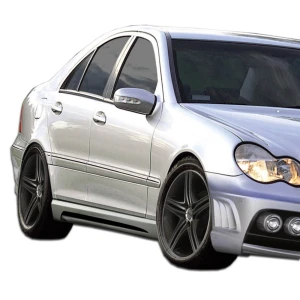 2001-2007 Mercedes C Class W203 W-1 Side Skirts Rocker Panels - 2 Piece - image 1