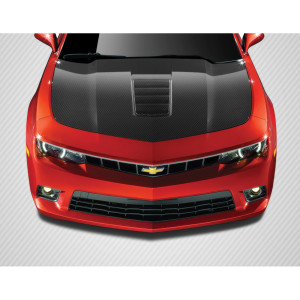 2010-2015 Chevrolet Camaro Carbon Creations Dritech Z28 Look Hood - 1 Piece - image 1