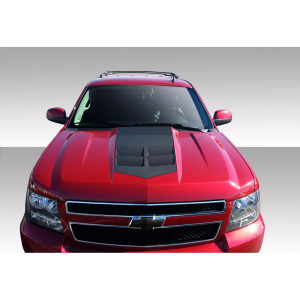 2007-2014 Chevrolet Tahoe Suburban Avalanche Duraflex ZL1 Look Hood - 1 Piece - image 1 2007-2014 Chevrolet Tahoe Suburban Avalanche Duraflex ZL1 Look Hood - 1 Piece - image 1