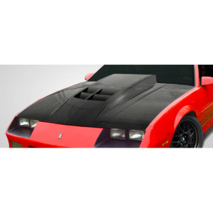1982-1992 Chevrolet Camaro Carbon Creations ZL1 Look Hood - 1 Piece - image 1 1982-1992 Chevrolet Camaro Carbon Creations ZL1 Look Hood - 1 Piece - image 1
