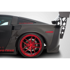 2005-2013 Chevrolet Corvette C6 ZR1 Look Rear Fenders - 2 Piece - image 1