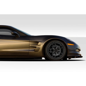 2005-2013 Chevrolet Corvette C6 Duraflex ZR1 Look Front Fenders - 2 Piece - image 1 2005-2013 Chevrolet Corvette C6 Duraflex ZR1 Look Front Fenders - 2 Piece - image 1