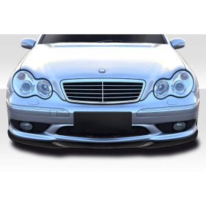 2001-2007 Mercedes C Class W203 Duraflex L-Sport Front Lip Spoiler - 1 Piece ( For AMG Bumper only) - image 1 2001-2007 Mercedes C Class W203 Duraflex L-Sport Front Lip Spoiler - 1 Piece ( For AMG Bumper only) - image 1