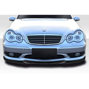 2001-2007 Mercedes C Class W203 L-Sport Front Lip Spoiler - 1 Piece ( For AMG Bumper only) - image 1