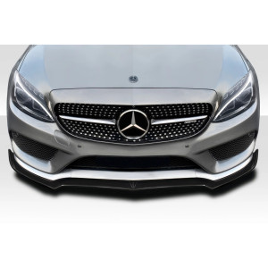 2015-2021 Mercedes C Class W205 Fortune Front Lip - 1 Piece ( For AMG Bumper only) (S) - image 1