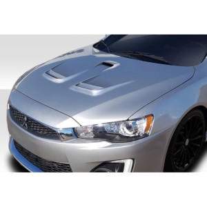 2008-2017 Mitsubishi Lancer / Lancer Evolution 10 Duraflex D Spec Hood - 1 Piece - image 1 2008-2017 Mitsubishi Lancer / Lancer Evolution 10 Duraflex D Spec Hood - 1 Piece - image 1