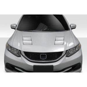 2012-2015 Honda Civic 4DR TS-1 Hood - 1 Piece - image 1
