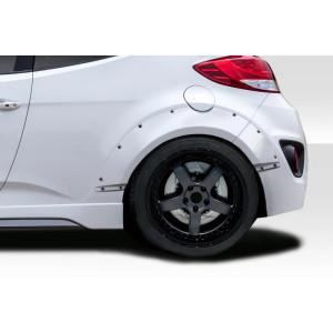 2012-2017 Hyundai Veloster Turbo Duraflex Envision Rear Fender Flares - 4 Piece - image 1