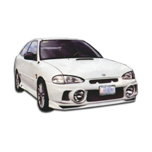 1995-1999 Hyundai Accent HB Duraflex Evo Front Bumper - 1 Piece (S) - image 1 1995-1999 Hyundai Accent HB Duraflex Evo Front Bumper - 1 Piece (S) - image 1