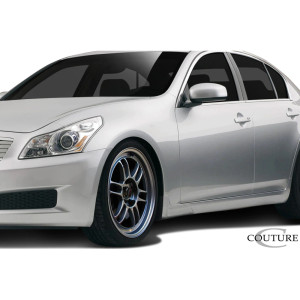 2007-2009 Infiniti G Sedan Polyurethane Vortex Side Add Ons Spat Extensions - 2 Piece (S) - image 1