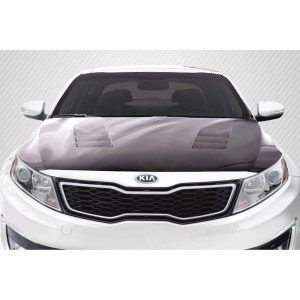 2011-2015 Kia Optima Carbon Creations TS-1 Hood - 1 Piece - image 1