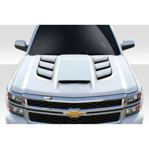 2014-2015 Chevrolet Silverado Duraflex Viper Look Hood - 1 Piece - image 1