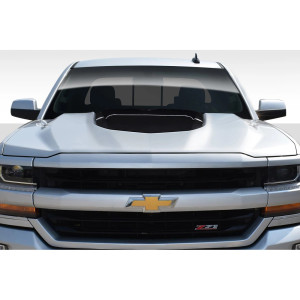 2016-2018 Chevrolet Silverado Duraflex ZL1 V2 Look Hood - 1 Piece - image 1 2016-2018 Chevrolet Silverado Duraflex ZL1 V2 Look Hood - 1 Piece - image 1