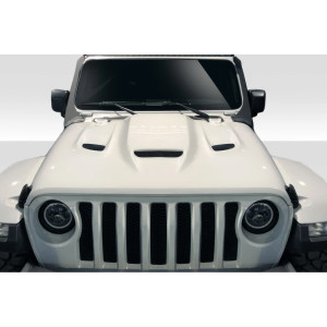 2018-2025 Jeep Wrangler JL Gladiator JT Duraflex Hellcat Look Hood - 1 Piece - image 1