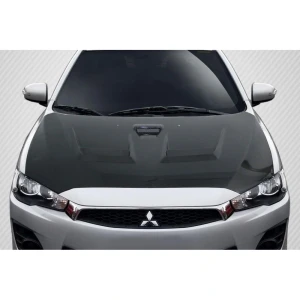 2008-2017 Mitsubishi Lancer D Spec Carbon Fiber Hood - image 1