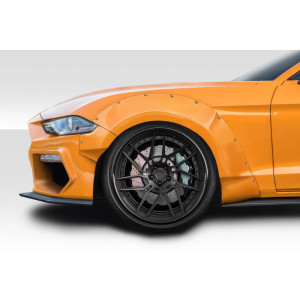 2018-2023 Ford Mustang Duraflex Grid Wide Body Front Fender Flares - 4 Piece - image 1 2018-2023 Ford Mustang Duraflex Grid Wide Body Front Fender Flares - 4 Piece - image 1