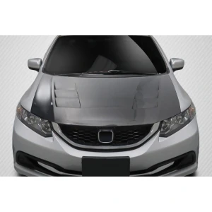 2012-2015 Honda Civic TS-1 Carbon Fiber Hood - image 1