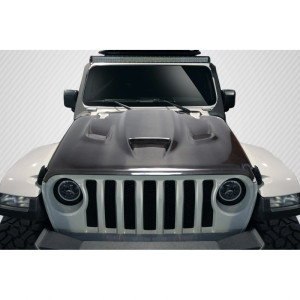 2018-2025 Jeep Wrangler JL Gladiator JT Hellcat Look Hood - 1 piece - image 1