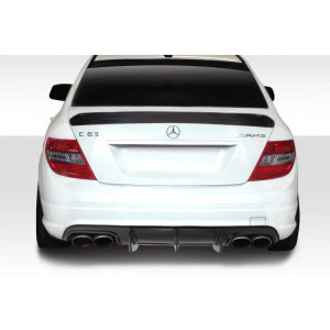 2008-2011 Mercedes C Class / C63 W204 Duraflex Super Fin Rear Diffuser - 1 Piece ( fits AMG Bumper only ) - image 1