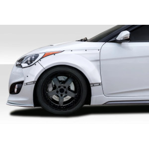 2012-2017 Hyundai Veloster Turbo Duraflex Envision Front Fender Flares - 4 piece - image 1 2012-2017 Hyundai Veloster Turbo Duraflex Envision Front Fender Flares - 4 piece - image 1