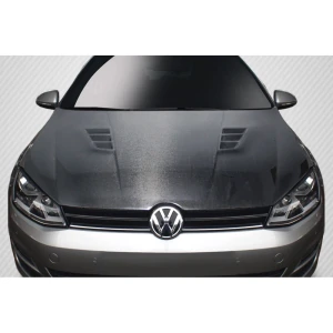 2010-2014 Volkswagen Golf Regulator Carbon Fiber Hood - image 1