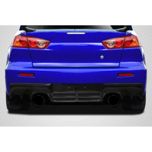 2008-2015 Mitsubishi Lancer Evo X DriTech OEM Look Rear Diffuser - 1 Piece - image 1