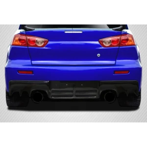 2008-2015 Mitsubishi Lancer Evo X DriTech OEM Look Rear Diffuser - 1 Piece - image 1
