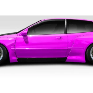 1992-1995 Honda Civic HB TKO RBS Wide Body Side Skirts Rocker Panels - 2 Piece - image 1