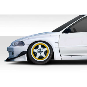 1992-1995 Honda Civic 2dr / HB Duraflex TKO RBS Wide Body Front Fenders - 2 Piece - image 1