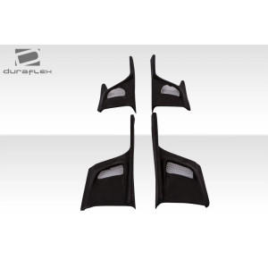 2015-2023 Ford Mustang KT Style Side Skirt Rocker Panels Add-Ons - 4 Piece - image 1