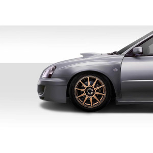 2004-2005 Subaru Impreza WRX STI 4DR Duraflex WRC Look Wide Body Front Fender - 2 Piece - image 1 2004-2005 Subaru Impreza WRX STI 4DR Duraflex WRC Look Wide Body Front Fender - 2 Piece - image 1