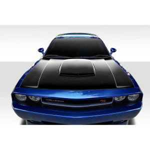 2008-2023 Dodge Challenger Duraflex TA Look Hood - 1 Piece - image 1 2008-2023 Dodge Challenger Duraflex TA Look Hood - 1 Piece - image 1