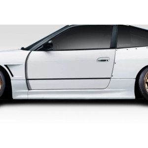 1989-1994 Nissan 240SX S13 Duraflex V Speed Wide Body Side Skirt Rocker Panels - 2 Piece - image 1