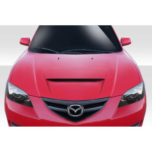 2004-2008 Mazda 3 4DR Duraflex M-Speed Hood - 1 Piece - image 1 2004-2008 Mazda 3 4DR Duraflex M-Speed Hood - 1 Piece - image 1