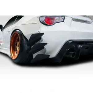2013-2020 Scion FR-S Toyota 86 Subaru BRZ GT500 V3 Rear Bumper Canards - 6 Piece - image 1