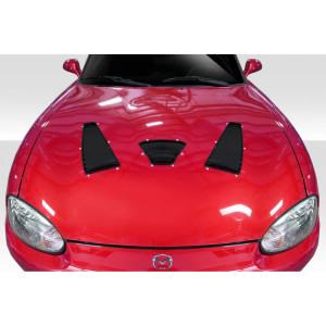 Universal Duraflex Trackstar 3 Hood Vents - 3 Piece - image 1