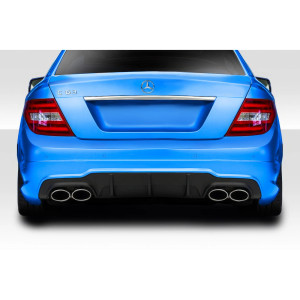 2012-2014 Mercedes C Class / C63 W204 Duraflex C63 Look Rear Diffuser - 1 Piece ( For AMG Bumper only) - image 1