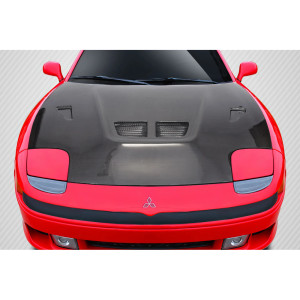 1991-1993 Mitsubishi 3000GT Carbon Creations Evo Hood - 1 Piece - image 1