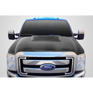 2011-2016 Ford Super Duty F250 F350 F450 Carbon Creations Raptor Look Hood - 1 Piece - image 1 2011-2016 Ford Super Duty F250 F350 F450 Carbon Creations Raptor Look Hood - 1 Piece - image 1