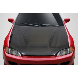 1992-1995 Honda Civic 2DR / HB Carbon Creations Vader Hood - 1 Piece - image 1