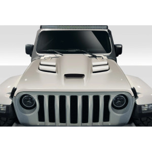 2018-2025 Jeep Wrangler JL Gladiator JT Duraflex Viper Look Hood - 1 Piece - image 1