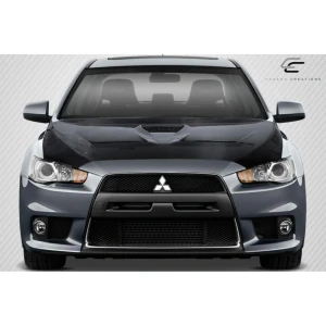 2008-2017 Mitsubishi Lancer Race Carbon Fiber Hood - image 1