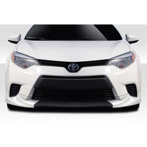 2014-2016 Toyota Corolla Duraflex Zeta Front Lip Under Spoiler ( base model only ) - 3 Piece - image 1